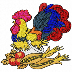 Chickens And Roosters Embroidery Design 8 Chickens And Roosters Embroidery Design 8